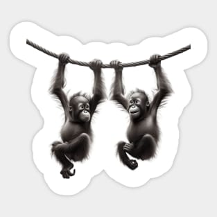 orangutan Sticker